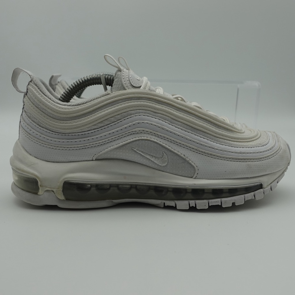 Nike Air Max 97 Boy Size 4.5 Y Shoes White Athletic Sneaker Running Training